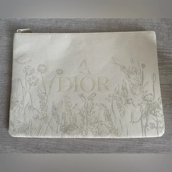 Dior Floral Flat Pouch. New. Comes With Box. - Picture 2 of 6